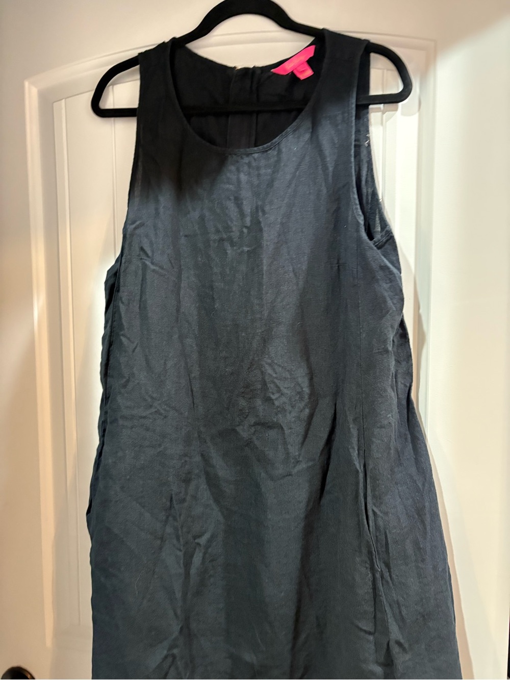 Lilly Pulitzer Black Sleeveless Tank Dress Top
